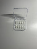 Press on nails-Milky
