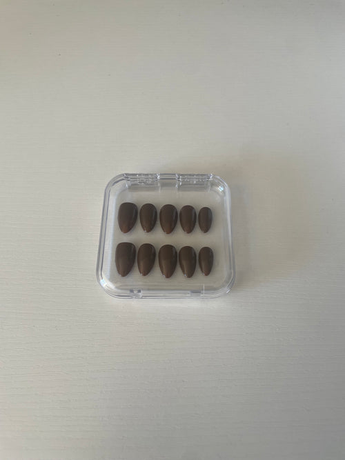 Press on nails-Mocha
